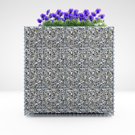 Hochbeet eckig 100 cm x 100 cm x 60 cm (L x H x T), Maschenweite 5 x 5 cm, Wandstärke 10 cm