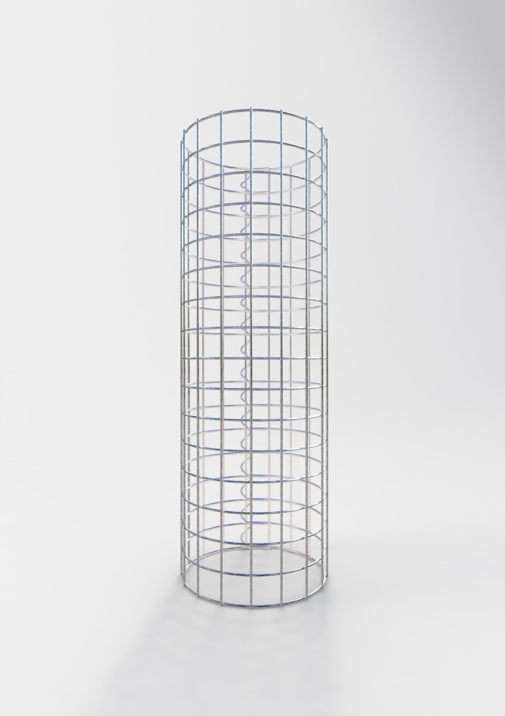Gabionensäule rund 27 cm Durchmesser, 80 cm Höhe, Maschenweite 5 cm x 5 cm