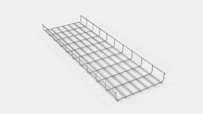 Chemin de câbles longueur 29 cm, profondeur 5 cm, mailles 5 x 10 cm