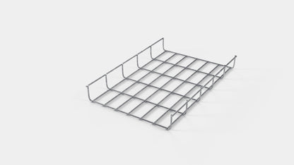 Chemin de câbles longueur 29 cm, profondeur 5 cm, mailles 5 x 10 cm