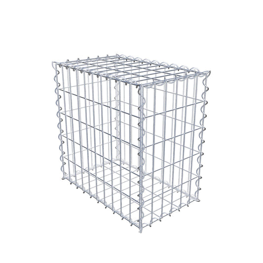Gabion 50 cm x 50 cm x 30 cm (L x H x D), mesh size 5 cm x 10 cm, spiral