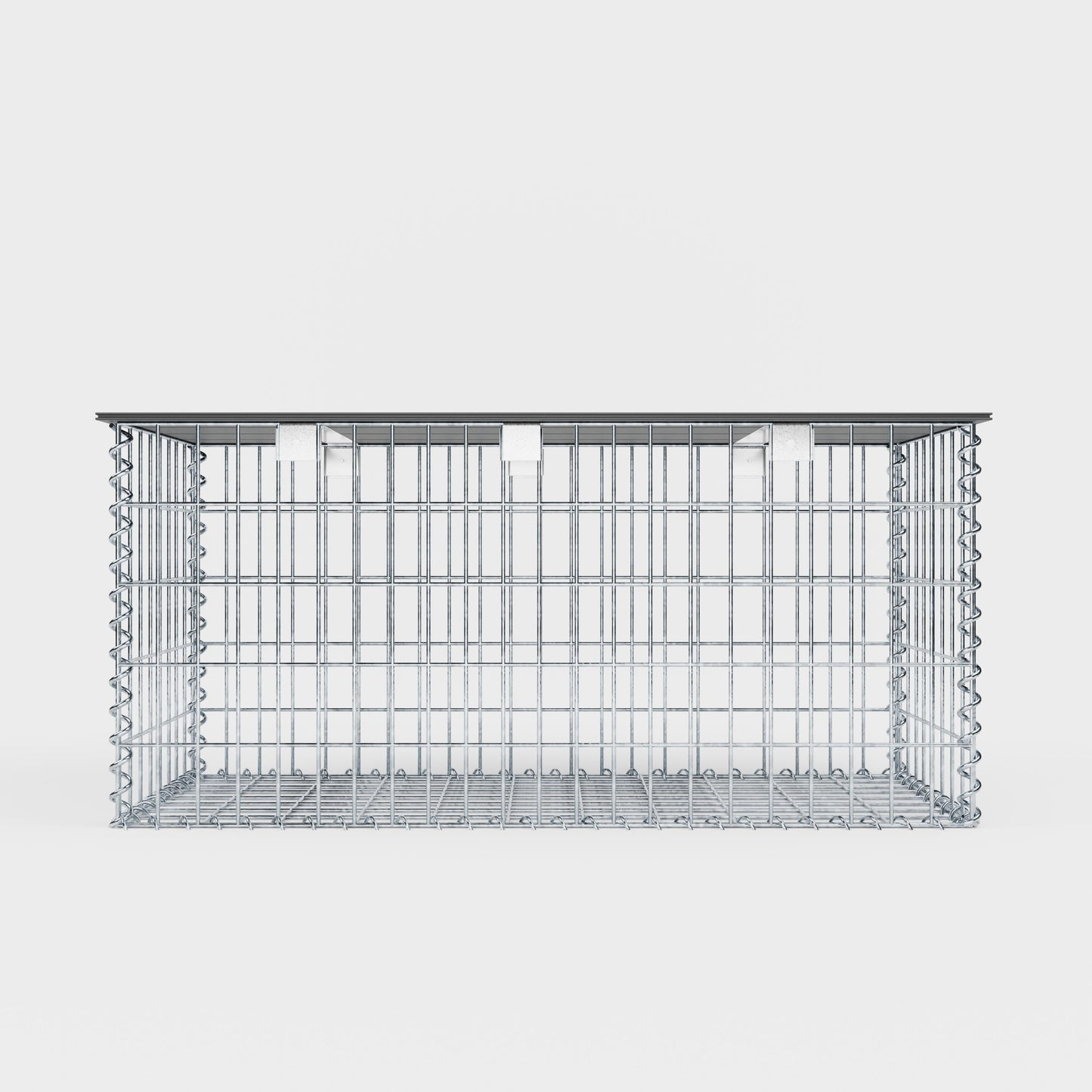 Banc de jardin fourche en spirale 105 x 50 x 50 cm - MW 5 x 10 cm, avec revêtement recyclé en anthracite