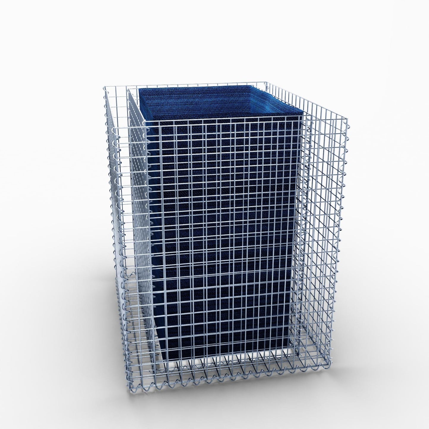 Raised bed square 100 cm x 80 cm x 100 cm (L x H x D), mesh size 5 x 5 cm, wall thickness 10 cm