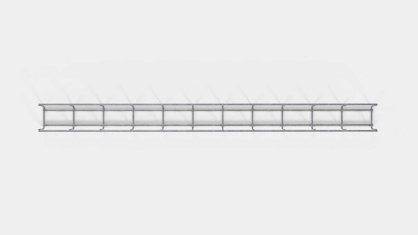 Enrejado Altura 110 cm, profundidad 5 cm, luz de malla 5 x 10 cm