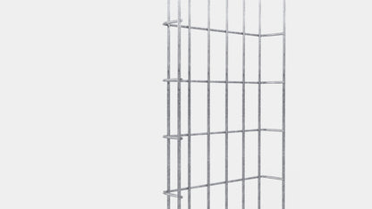 Enrejado Altura 110 cm, profundidad 5 cm, luz de malla 5 x 10 cm