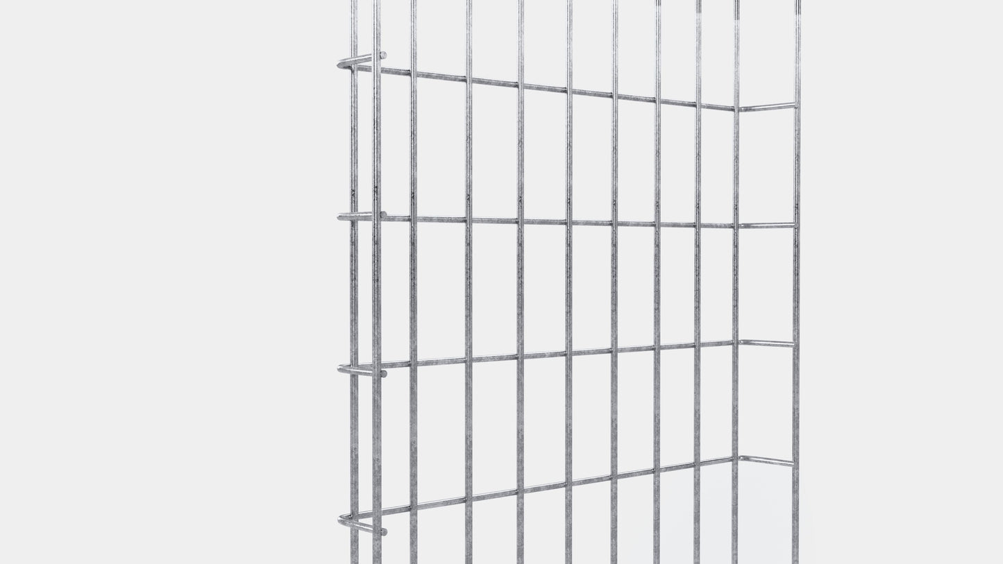 Enrejado Altura 110 cm, profundidad 5 cm, luz de malla 5 x 10 cm