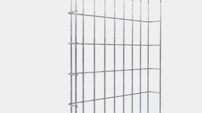 Enrejado Altura 110 cm, profundidad 5 cm, luz de malla 5 x 10 cm