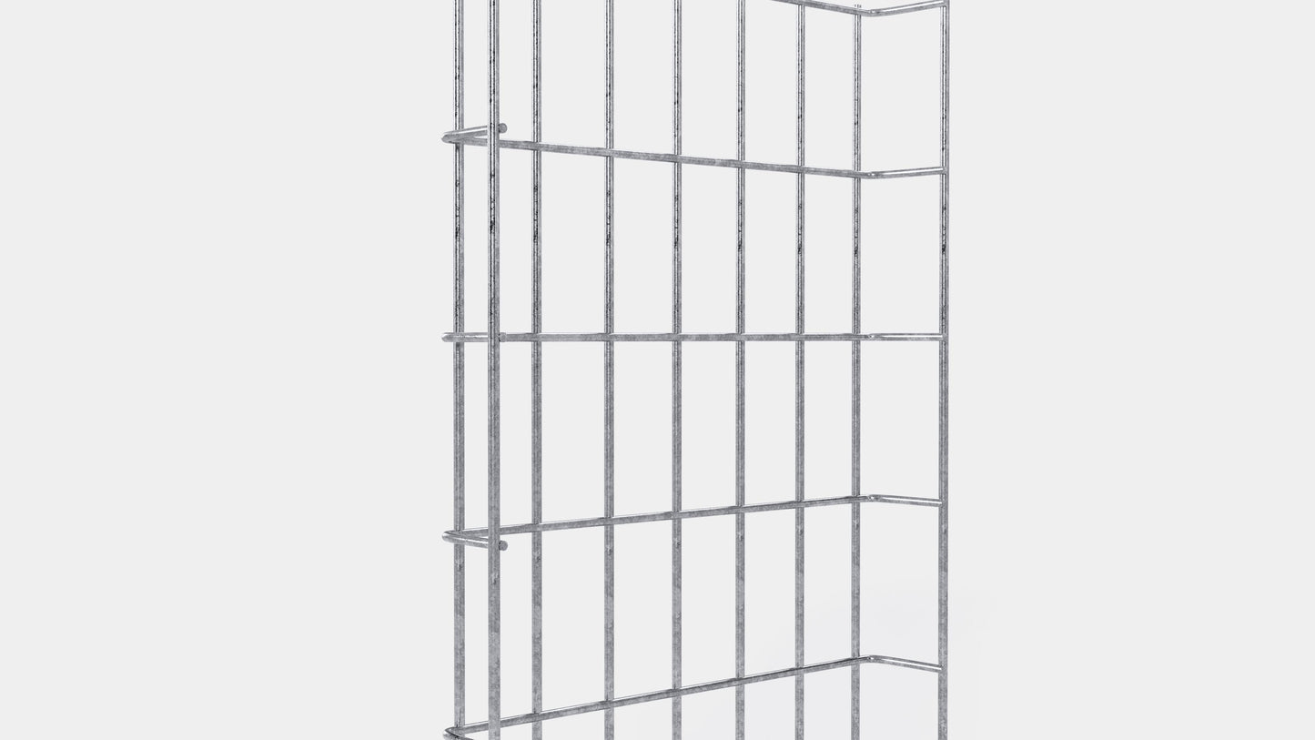 Chemin de câbles longueur 29 cm, profondeur 5 cm, mailles 5 x 10 cm