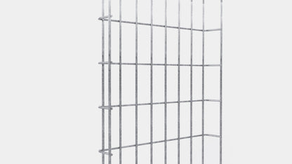 Enrejado Altura 110 cm, profundidad 5 cm, luz de malla 5 x 10 cm