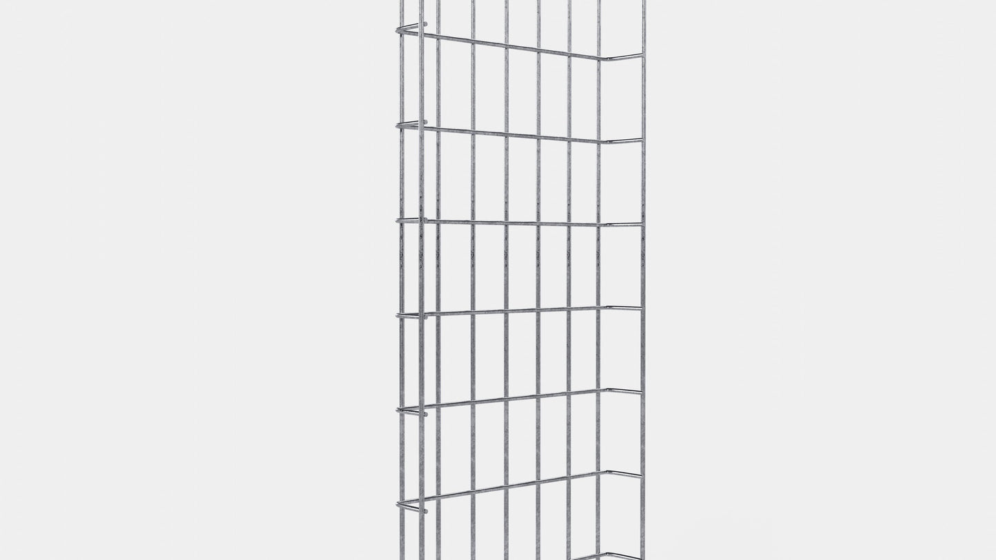 Chemin de câbles longueur 29 cm, profondeur 5 cm, mailles 5 x 10 cm