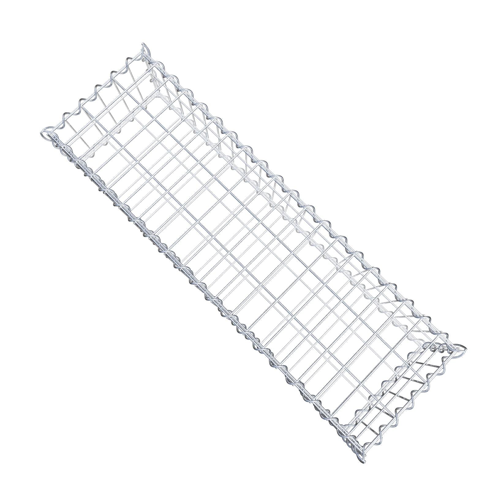 Gabion 100 cm x 20 cm x 30 cm (L x H x P), mailles 5 cm x 10 cm, spirale
