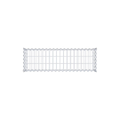 Gabion 100 cm x 20 cm x 30 cm (L x H x D), maskstorlek 5 cm x 10 cm, spiral