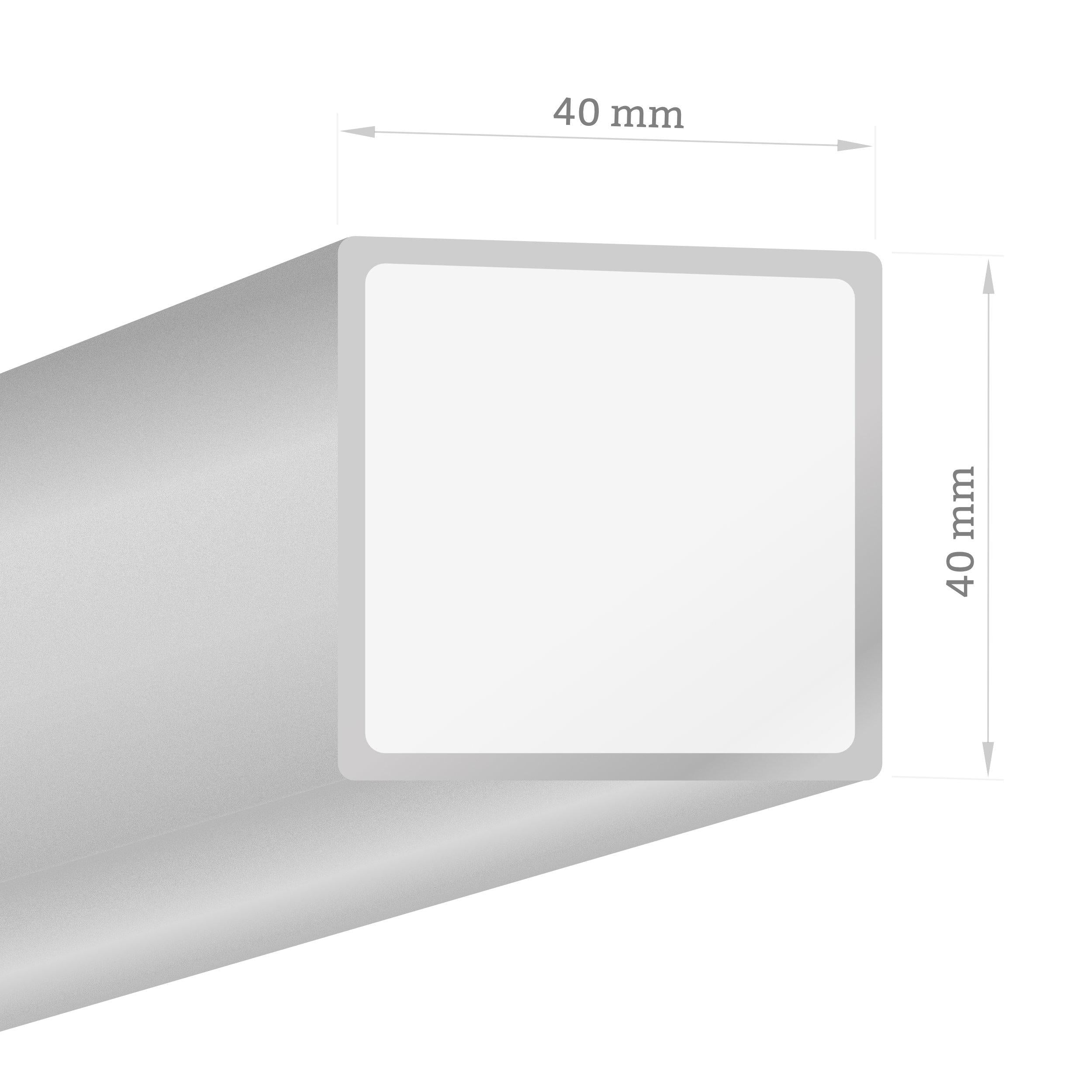 Pfosten 4 x 4 cm verzinkt