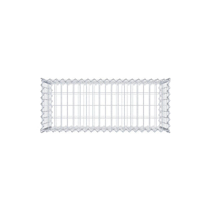 Gabbione 100 cm x 50 cm x 40 cm (L x H x P), maglia 5 cm x 10 cm, spirale