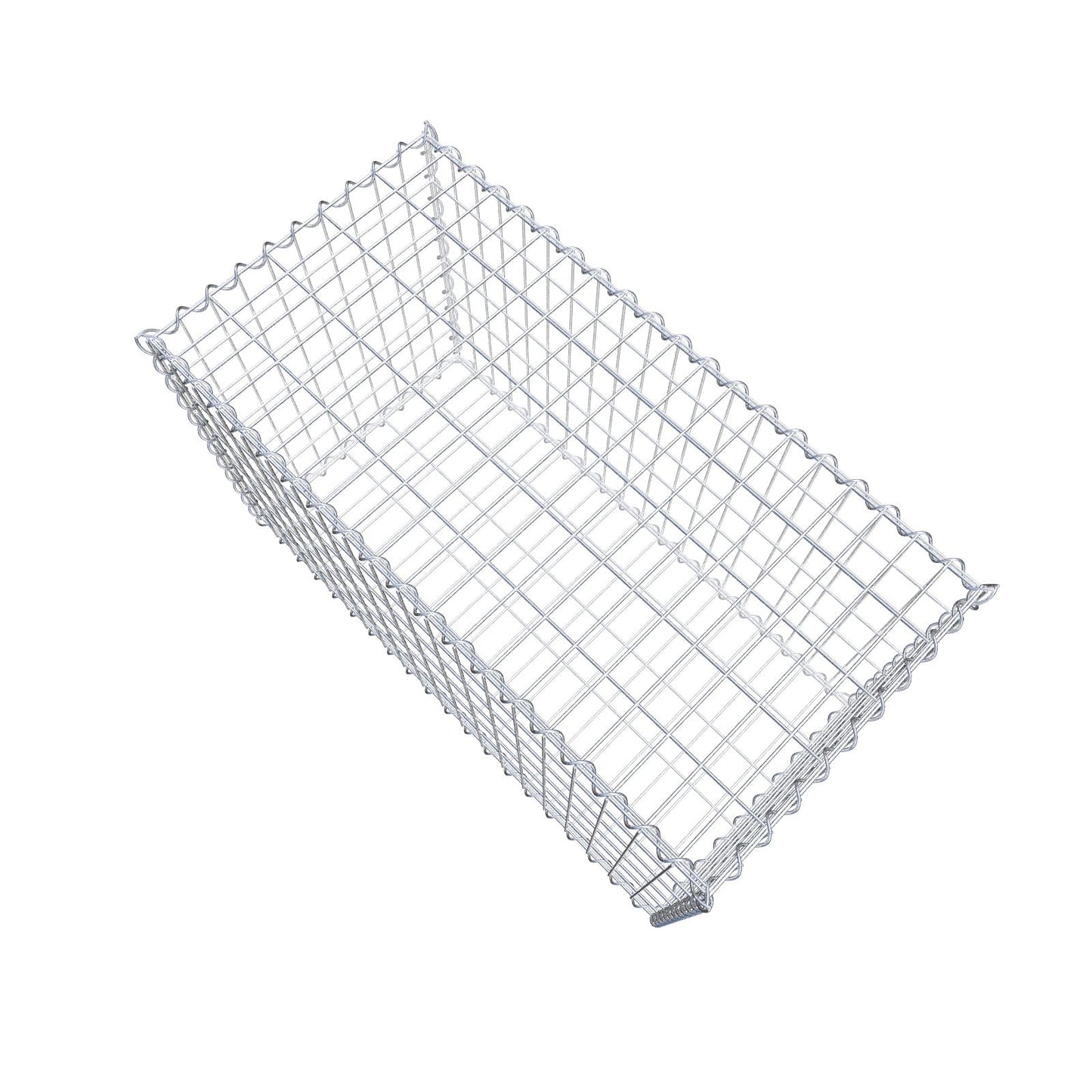 Gabion 100 cm x 60 cm x 50 cm (L x H x D), maskstorlek 5 cm x 10 cm, spiral