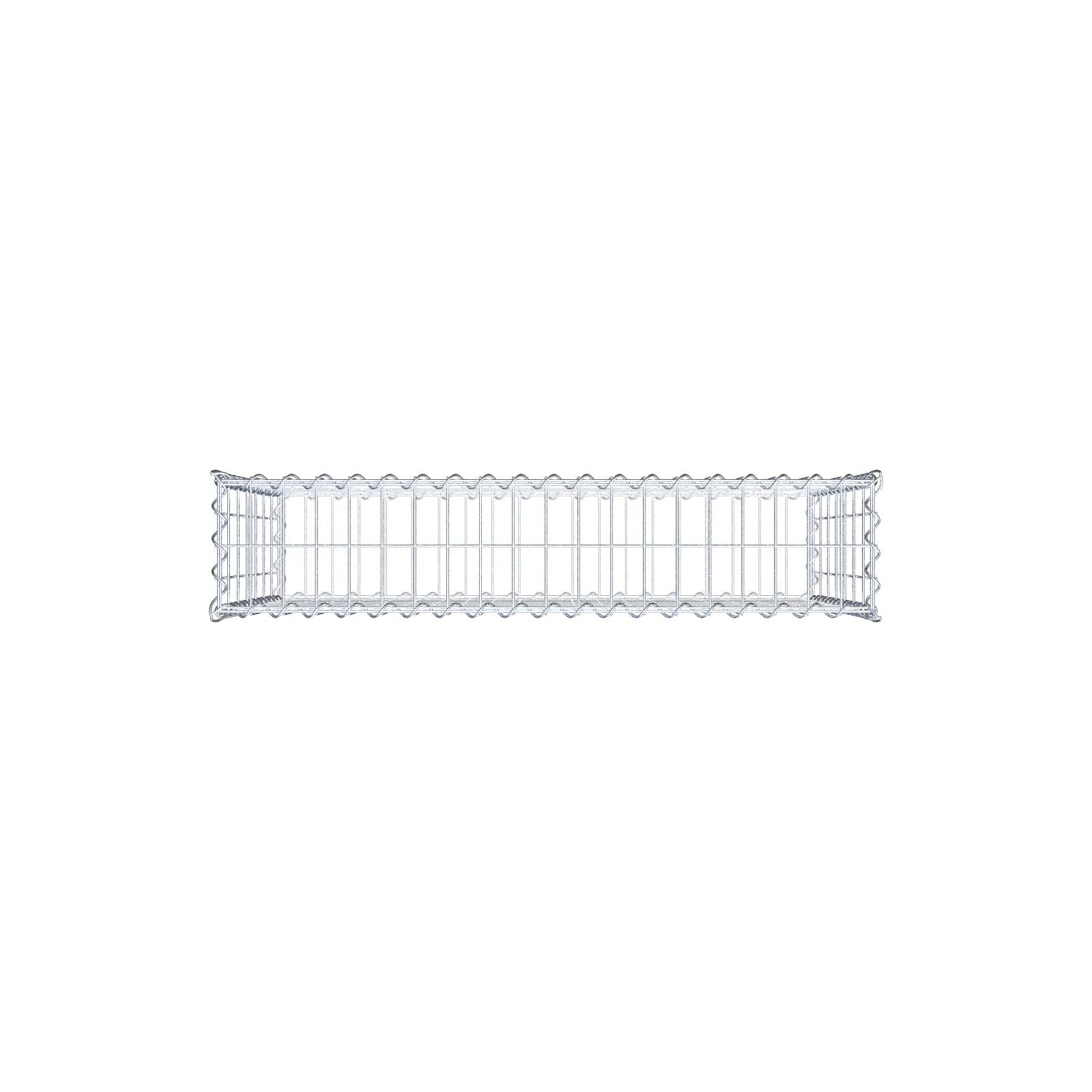 Gabion 100 cm x 70 cm x 20 cm (L x H x D), mesh size 5 cm x 10 cm, spiral