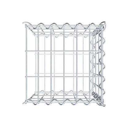 Tilläggsgabion typ 2 30 cm x 30 cm x 30 cm (L x H x D), maskstorlek 5 cm x 10 cm, spiral
