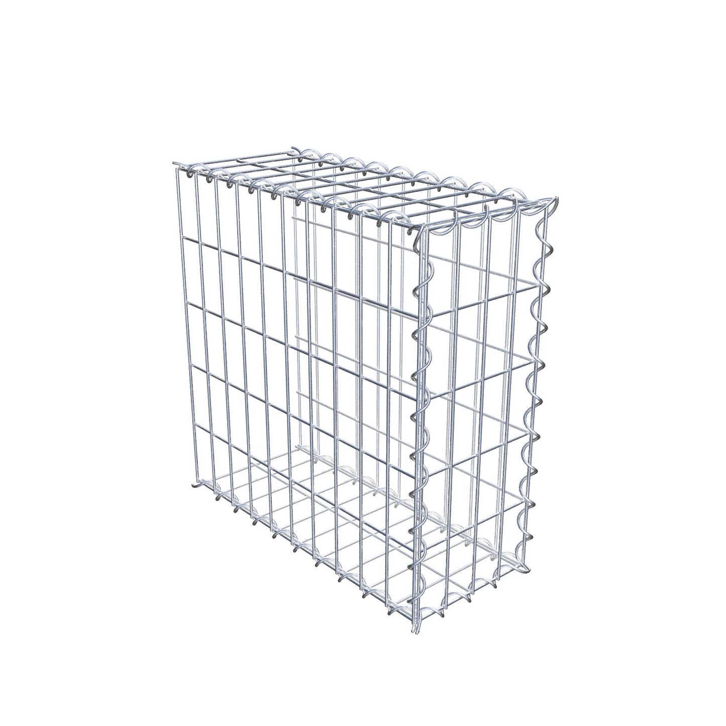 Påväxt gabion typ 2 50 cm x 50 cm x 20 cm (L x H x D), maskstorlek 5 cm x 10 cm, spiral