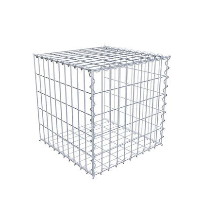 Gabião tipo 2 50 cm x 50 cm x 50 cm (C x A x P), malhagem 5 cm x 10 cm, espiral