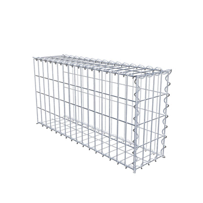 Gavión complementario tipo 2 80 cm x 40 cm x 20 cm (L x A x P), malla 5 cm x 10 cm, espiral