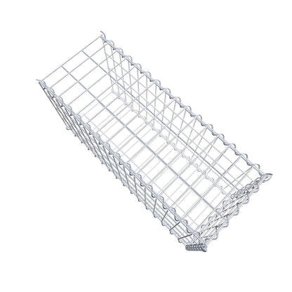 Add-on schanskorf type 2 80 cm x 40 cm x 30 cm (L x H x D), maaswijdte 5 cm x 10 cm, spiraalvormig