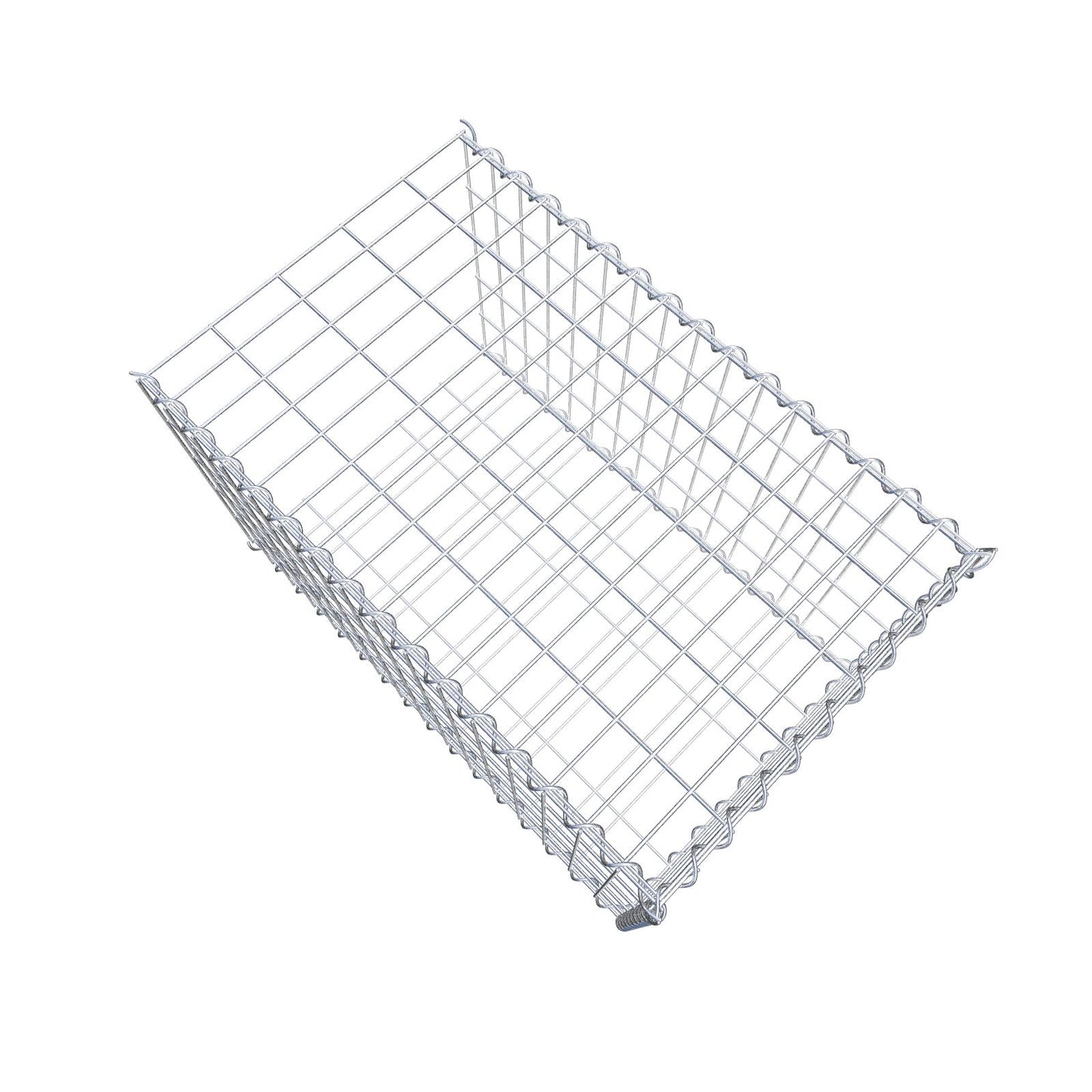 Opvokset gabion type 2 80 cm x 50 cm x 50 cm (L x H x D), maskestørrelse 5 cm x 10 cm, spiral