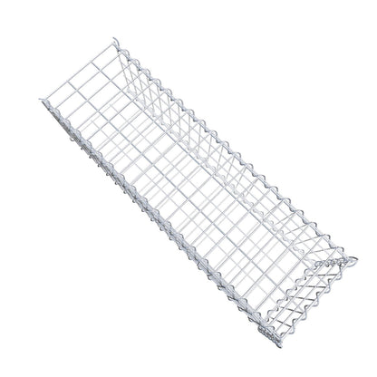 Grown-on gabion type 2 100 cm x 30 cm x 30 cm (L x H x D), mesh size 5 cm x 10 cm, spiral