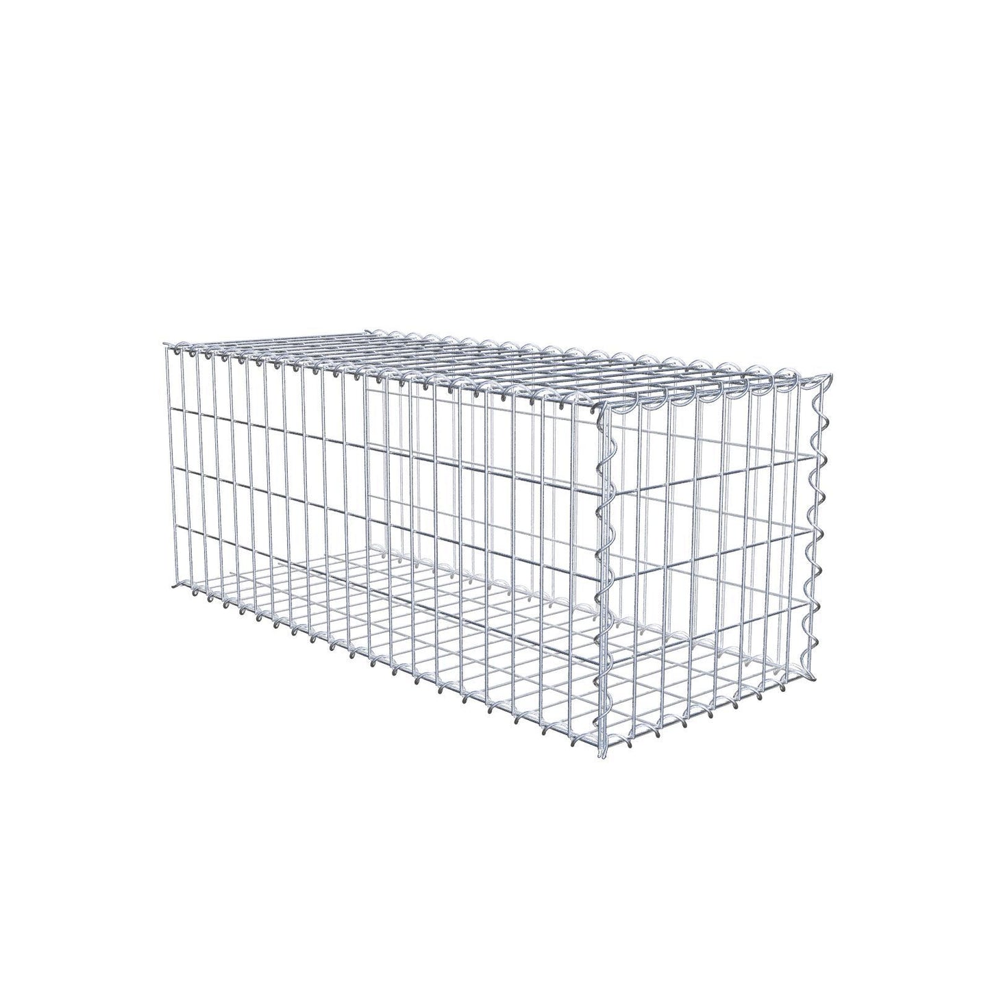 Extra gabion typ 2 100 cm x 40 cm x 40 cm (L x H x D), maskstorlek 5 cm x 10 cm, spiral