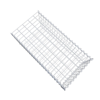 Gavión complementario tipo 2 100 cm x 40 cm x 50 cm (L x A x P), malla 5 cm x 10 cm, espiral