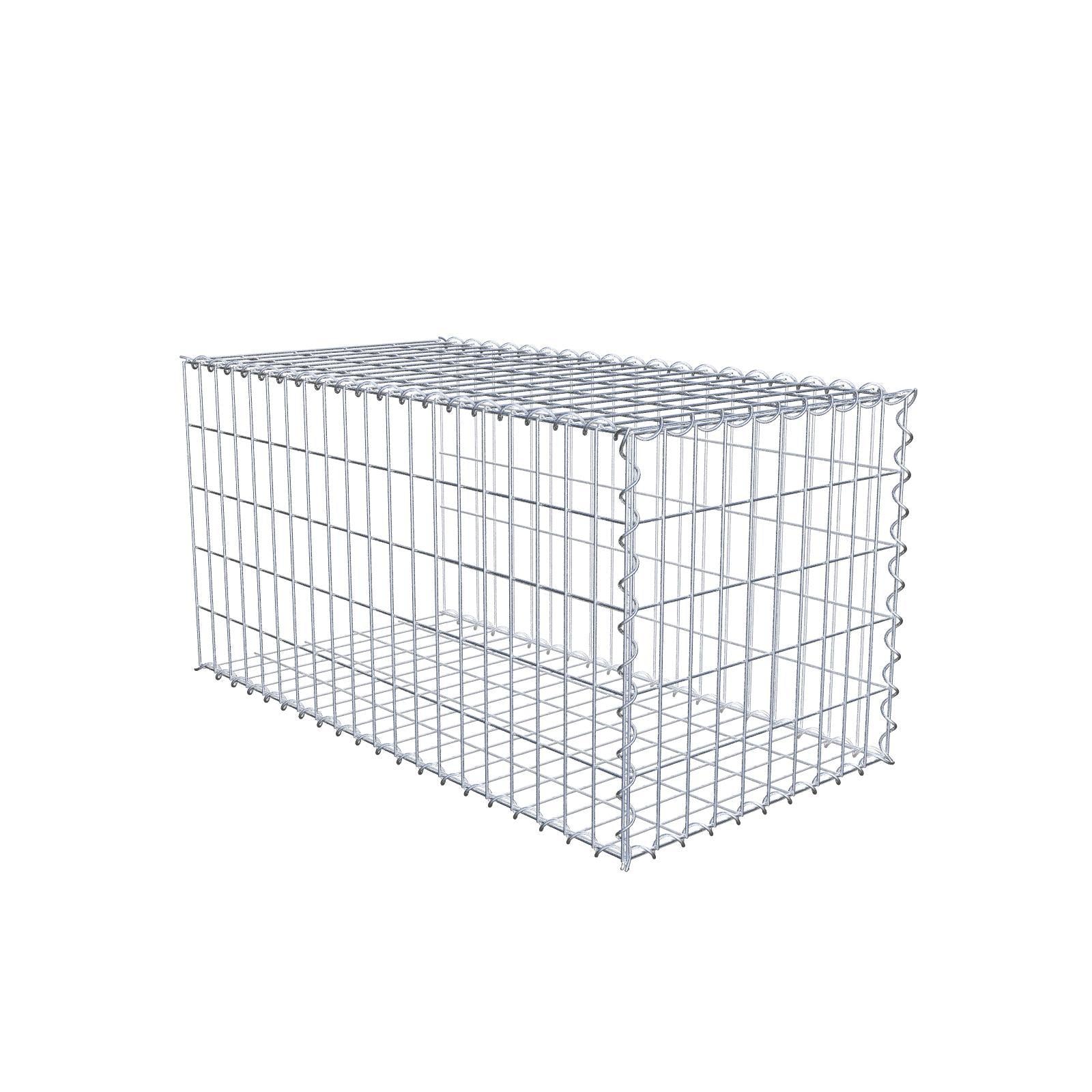 Anbaugabione Typ 2 100 cm x 50 cm x 50 cm (L x H x T), Maschenweite 5 cm x 10 cm, Spirale