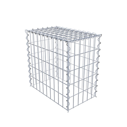Opvokset gabion type 3 50 cm x 50 cm x 30 cm (L x H x D), maskestørrelse 5 cm x 10 cm, spiral