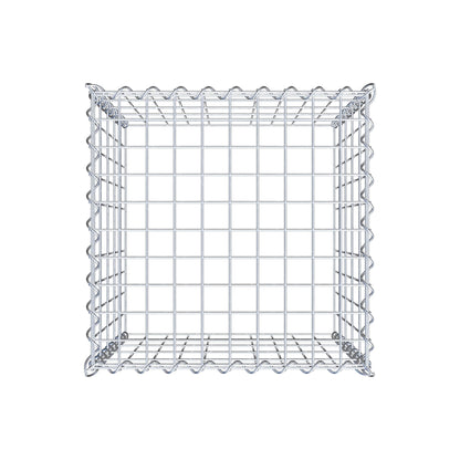 Anbaugabione Typ 3 50 cm x 50 cm x 50 cm (L x H x T), Maschenweite 5 cm x 10 cm, Spirale