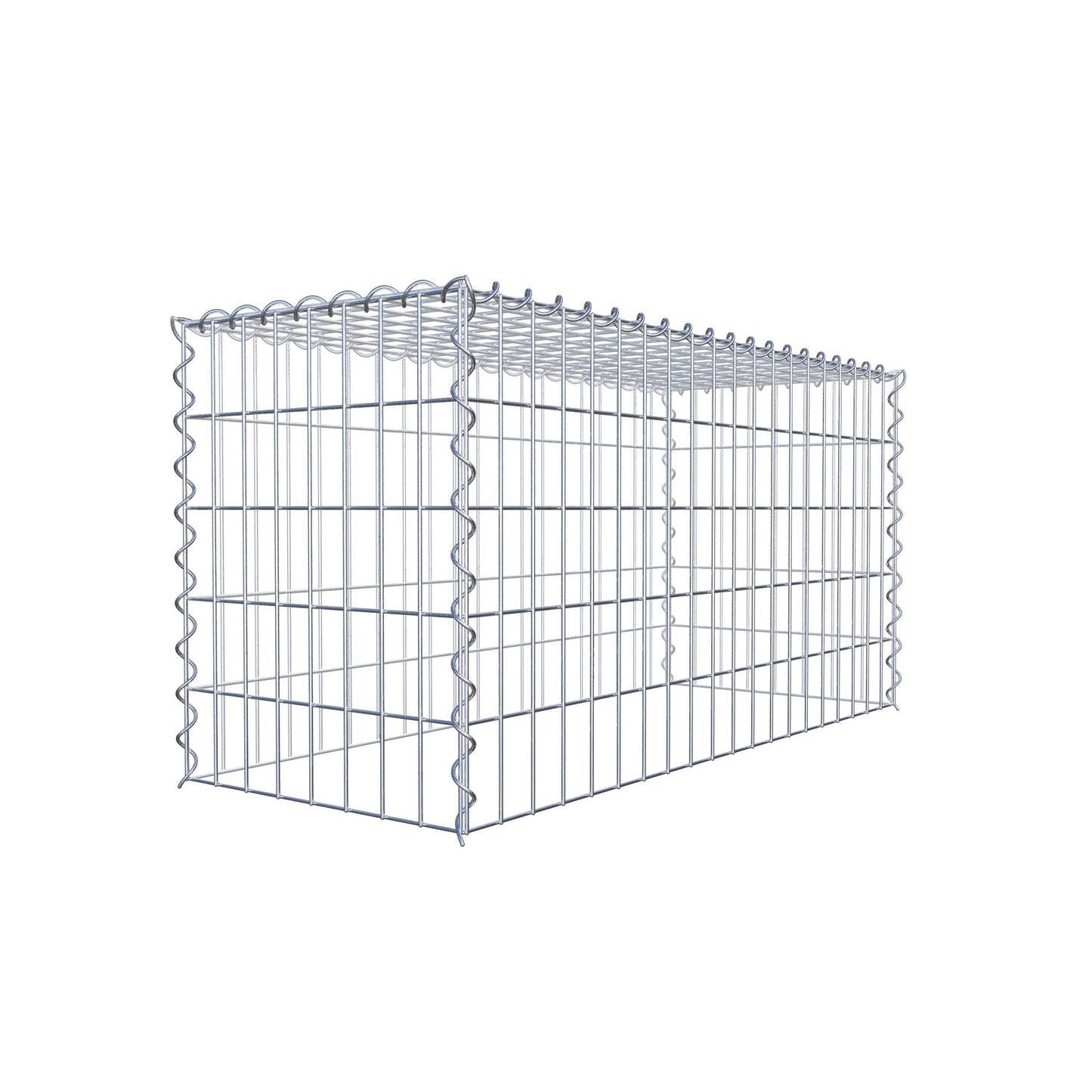 Extra gabion typ 3 100 cm x 50 cm x 40 cm (L x H x D), maskstorlek 5 cm x 10 cm, spiral