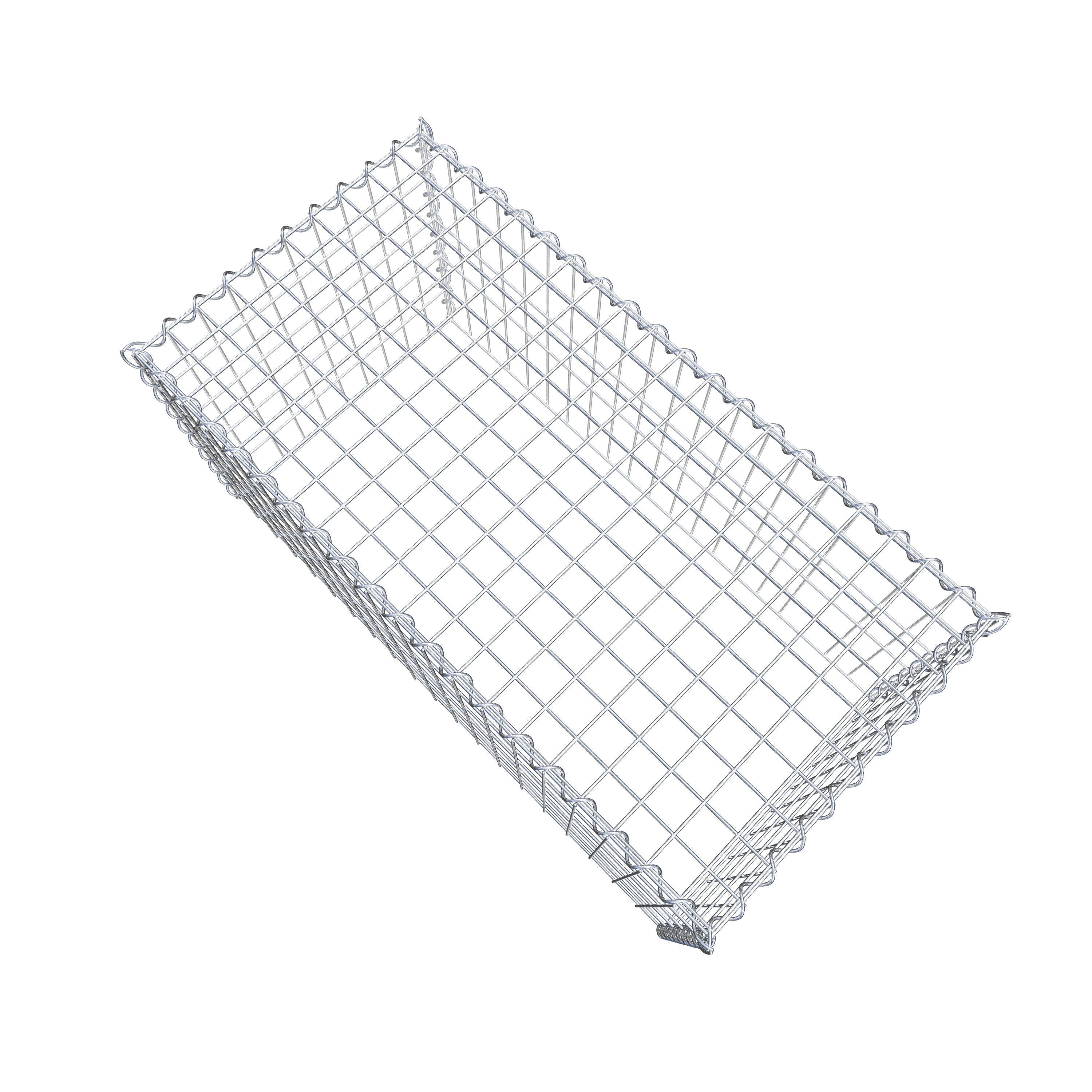 Påväxt gabion typ 3 100 cm x 50 cm x 50 cm (L x H x D), maskstorlek 5 cm x 10 cm, spiral