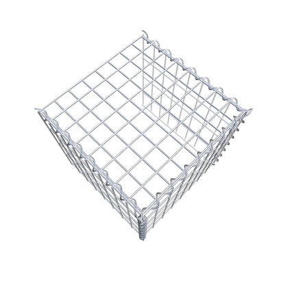 Fourche rapportée type 4 40 cm x 40 cm x 40 cm (L x H x P), mailles 5 cm x 10 cm, spirale