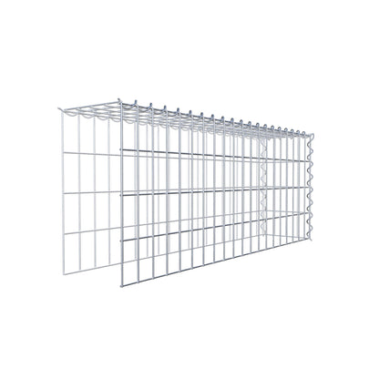 Gabião tipo 4 100 cm x 40 cm x 20 cm (C x A x P), malhagem 5 cm x 10 cm, espiral