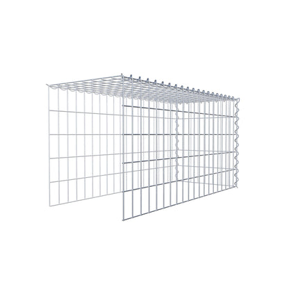 Extra gabion typ 4 100 cm x 50 cm x 40 cm (L x H x D), maskstorlek 5 cm x 10 cm, spiral