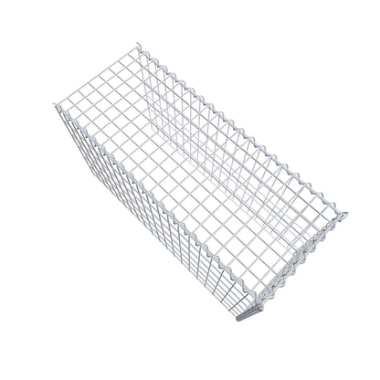 Gabion rapporté type 4 100 cm x 60 cm x 40 cm (L x H x P), mailles 5 cm x 10 cm, spirale