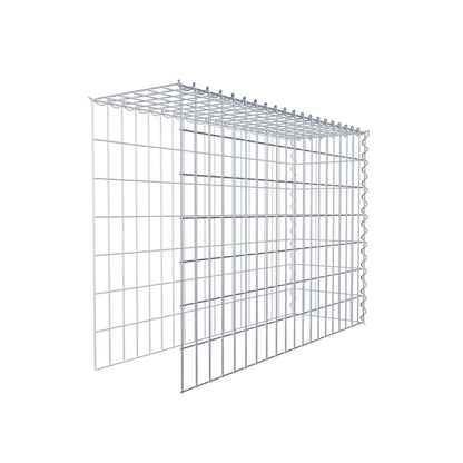 Grown-on gabion type 4 100 cm x 70 cm x 30 cm (L x H x D), mesh size 5 cm x 10 cm, spiral