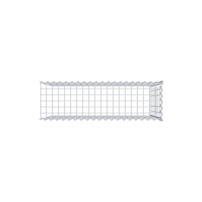 Grown-on gabion type 4 100 cm x 70 cm x 30 cm (L x H x D), mesh size 5 cm x 10 cm, spiral