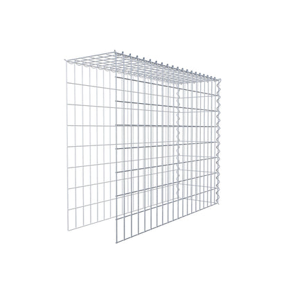 Gabião Tipo 4 100 cm x 80 cm x 30 cm (C x A x P), malhagem 5 cm x 10 cm, espiral