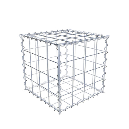 Gabion 40 cm x 40 cm x 40 cm (L x H x P), mailles 10 cm x 10 cm, spirale