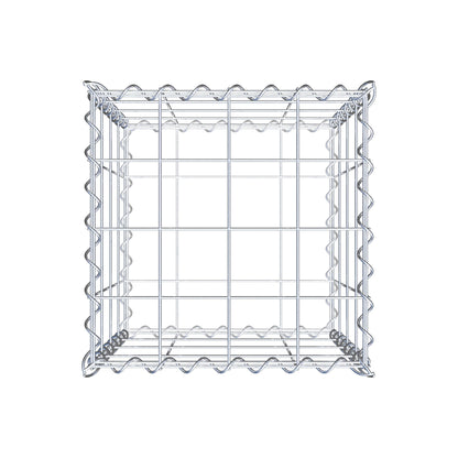 Gabion 40 cm x 40 cm x 40 cm (L x H x P), mailles 10 cm x 10 cm, spirale