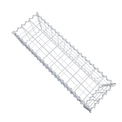 Gabion 100 cm x 30 cm x 30 cm (L x H x D), maskstorlek 10 cm x 10 cm, spiral