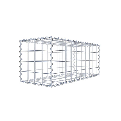 Gabion 100 cm x 40 cm x 40 cm (L x H x D), maskstorlek 10 cm x 10 cm, spiral