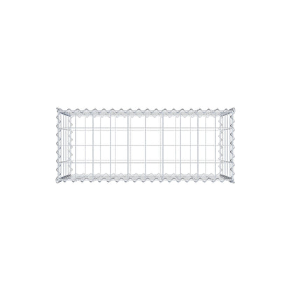 Gabion 100 cm x 50 cm x 40 cm (L x H x D), maskestørrelse 10 cm x 10 cm, spiral