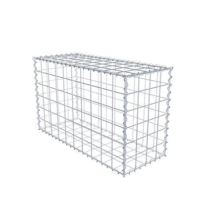 Gabion 100 cm x 60 cm x 40 cm (L x H x P), mailles 10 cm x 10 cm, spirale