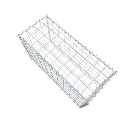 Gabion 100 cm x 60 cm x 40 cm (L x H x P), mailles 10 cm x 10 cm, spirale