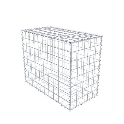 Gavión 100 cm x 80 cm x 50 cm (L x A x P), luz de malla 10 cm x 10 cm, en espiral