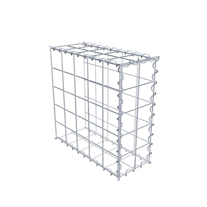 Extra gabion typ 2 50 cm x 50 cm x 20 cm (L x H x D), maskstorlek 10 cm x 10 cm, spiral